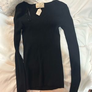 v neck sweater top